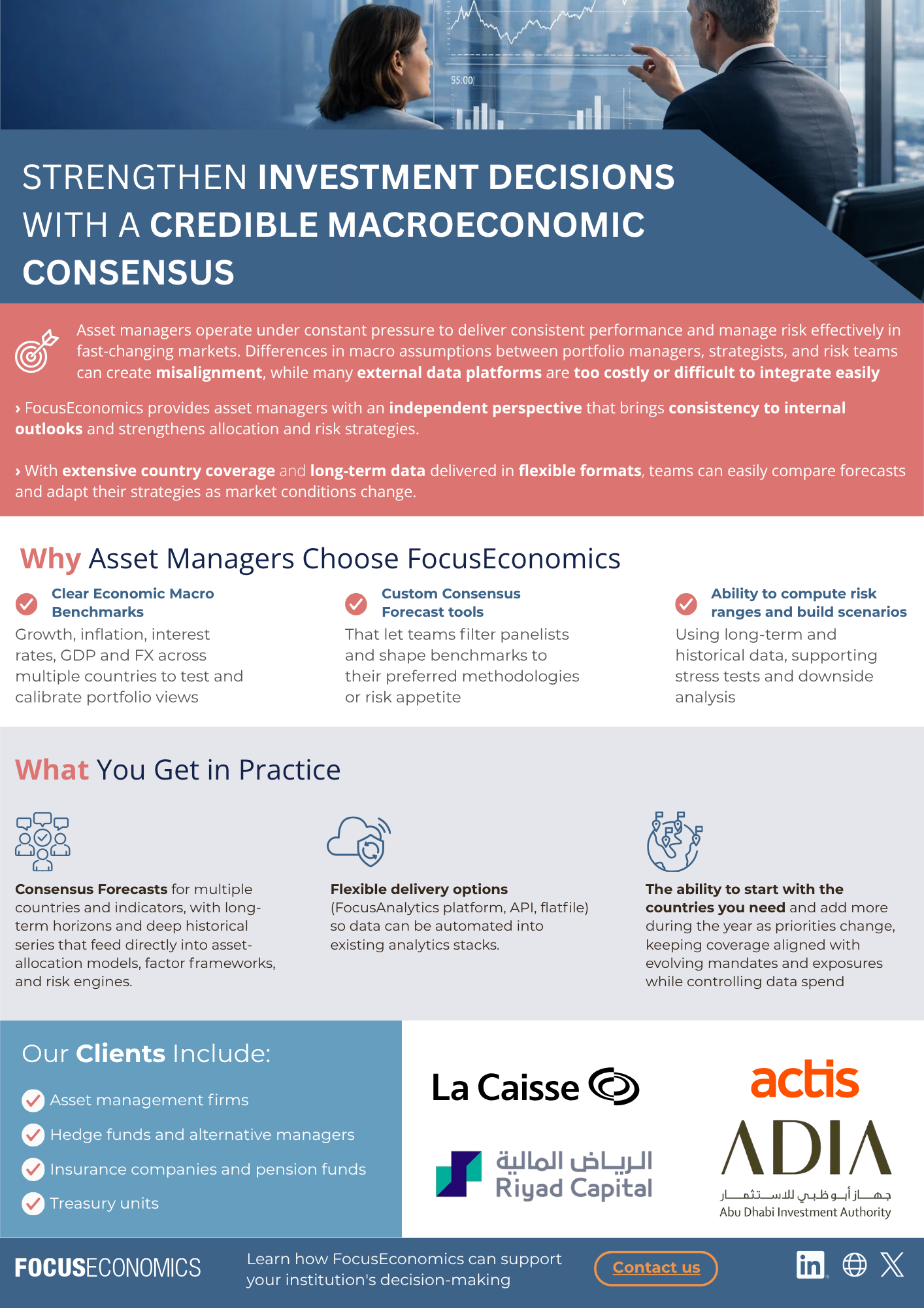 FocusEconomics one-pager, Asset Managers industry